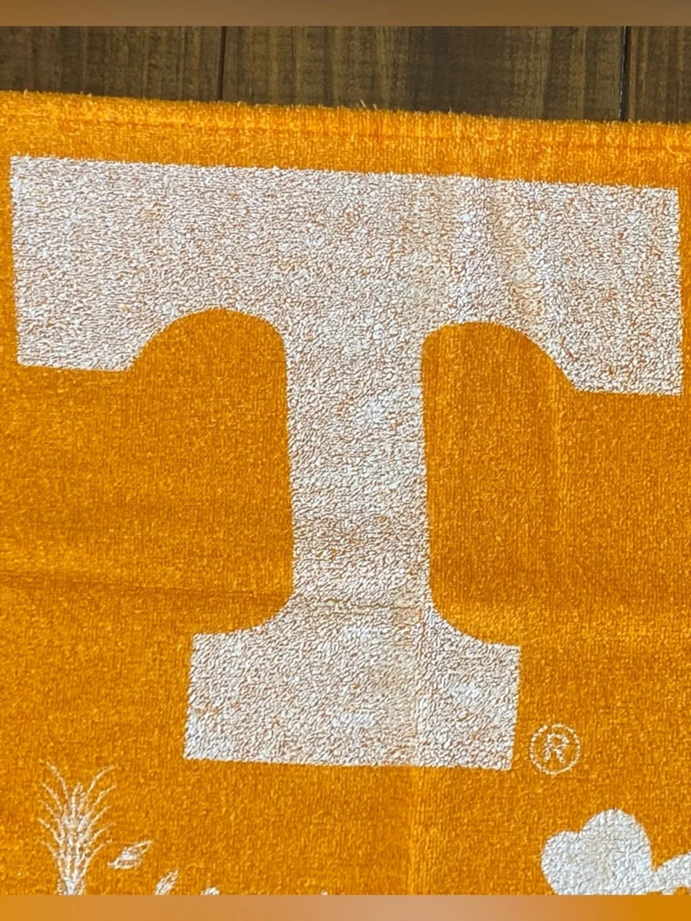 Iconic Orange Tennessee Volunteers Rally Hand Towel With The Block 